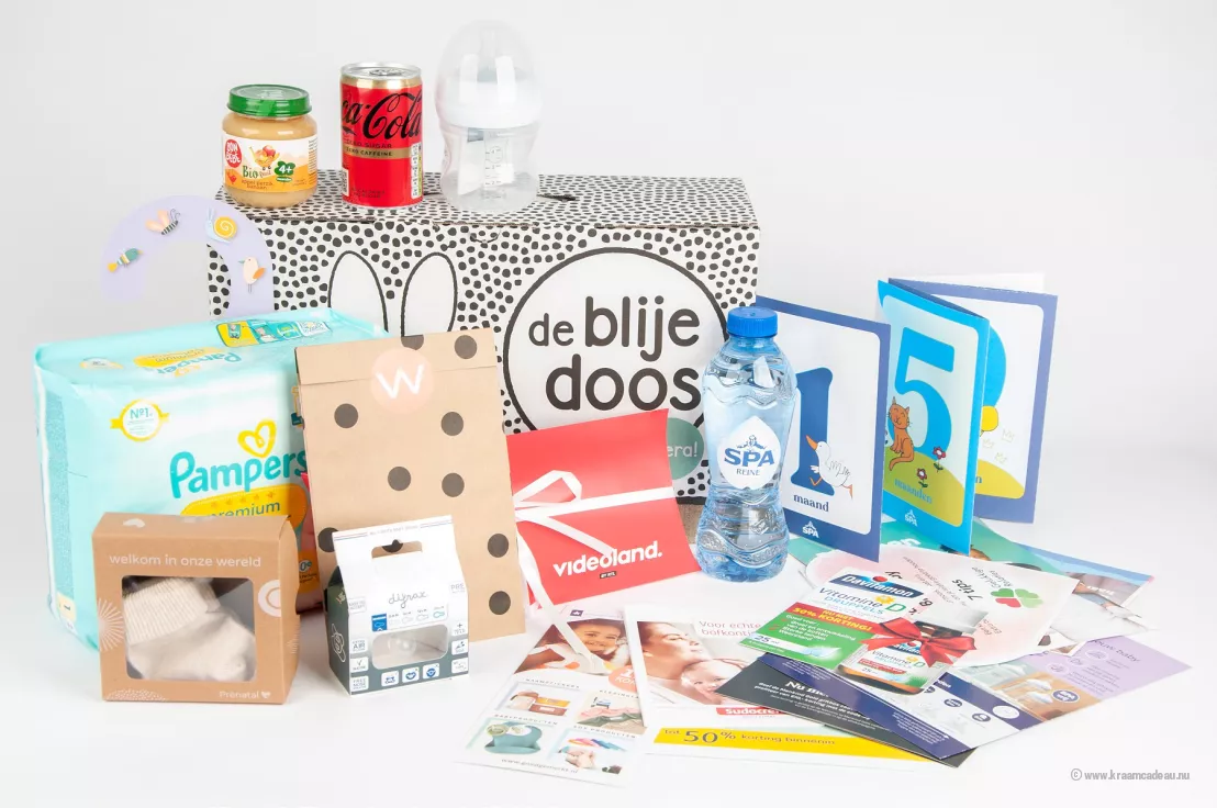 Dit is de inhoud van de babybox van WIJ die je gratis kunt aanvragen tijdens je zwangerschap